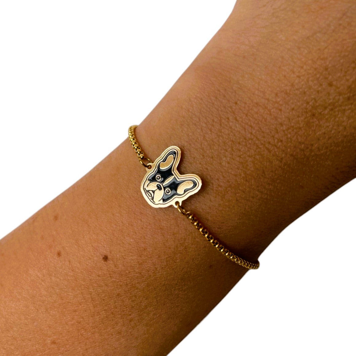 Pulsera Frenchie dos manchas