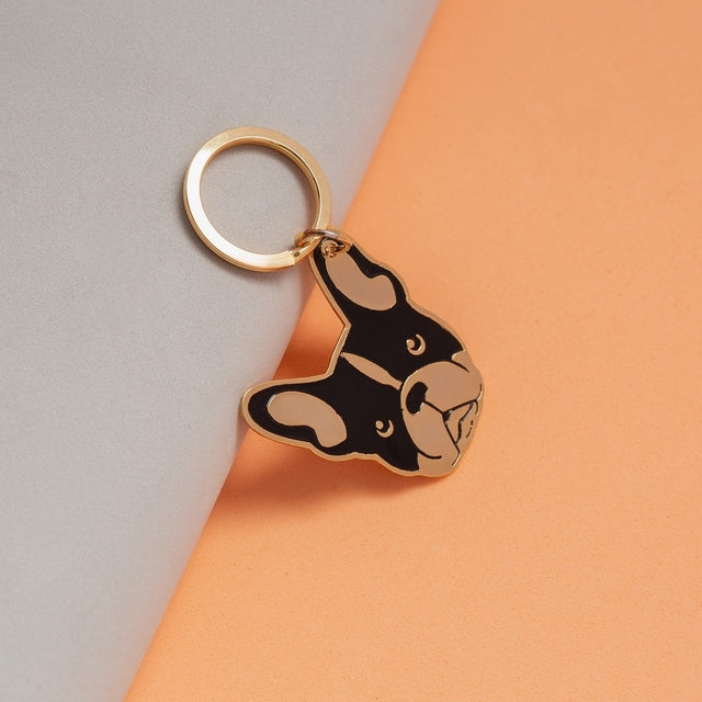 Llavero Frenchie dos manchas