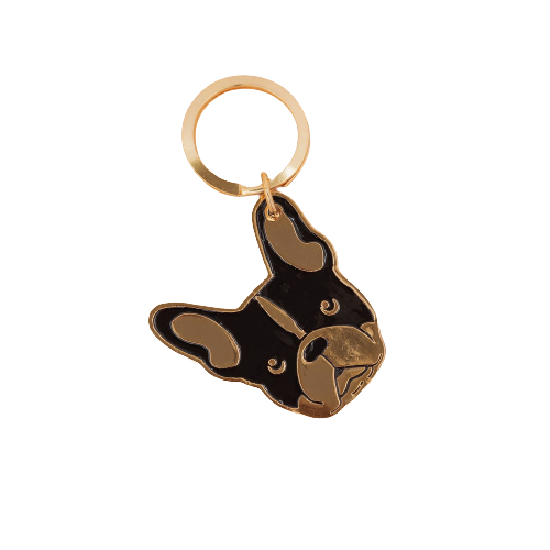 Llavero Frenchie dos manchas